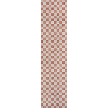 Aimee Traditional Cottage Checkerboard Indoor/Outdoor Area Rug